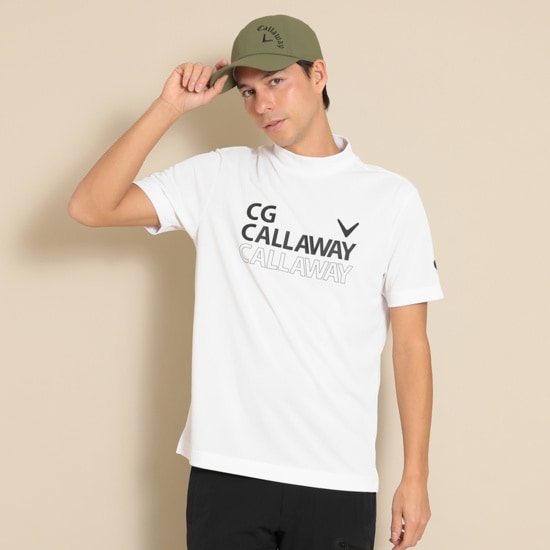 クローズドメッシュ半袖モックネックシャツ ※4Lサイズあり (MENS)