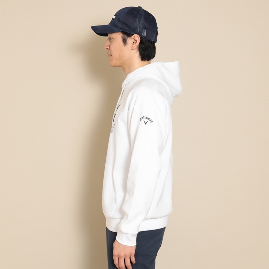 ハーフゲージスウェットパーカー ※4Lサイズあり (MENS)