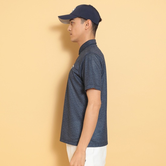 かざあなメッシュボタニカルプリントシャツ ※4Lサイズあり (MENS)